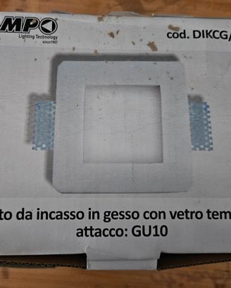Faretto da incasso in gesso