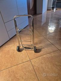 carrello per valigie completamente pieghevole