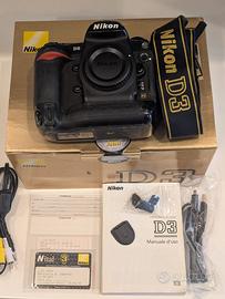 Nikon D3 12.1MP Reflex PRO scatti 20.800