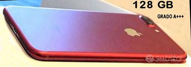 Apple iPhone 7 PLUS 128 GB ROSSO  5,5"- COME NUOVO