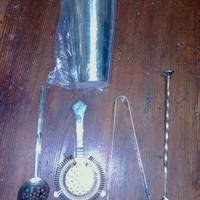 Set cocktail vintage Martini e Rossi Accciaio