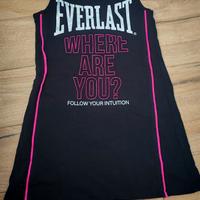 Abito smanicato nero Everlast tg S