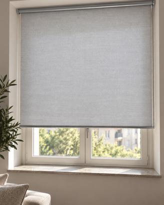 Tenda a rullo grigia con catenella – nuova