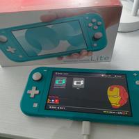 Nintendo Switch Lite Moddata + Scheda SD 128 GB
