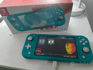 Nintendo Switch Lite Moddata + Scheda SD 128 GB