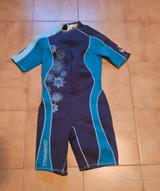 Muta subacquea Tribord blu e azzurra