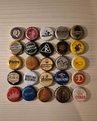 Set 25 tappi birra