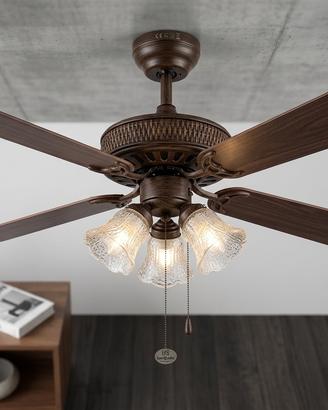 Ventilatore da Soffitto CFG LuceQuadra 132cm