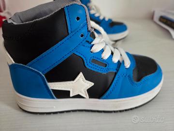 Scarpe ginnastica tg 30 bambino calzata alta