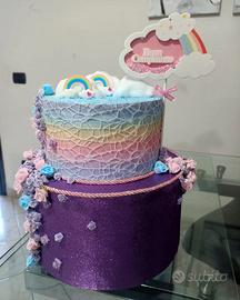 Torta scenografica  compleanno bambina