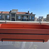 4 fioriere da balcone Elho modello Vibia Campana T