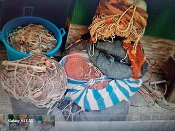 Rete da pesca nuove ed usate