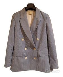 Blazer da donna doppiopetto in cotone rigato Dixie