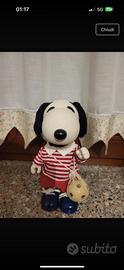 Snoopy vintage calciatore