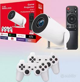 Proiettore Gaming Retro Android 11 HD 4K portatile