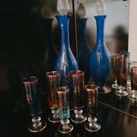 bottiglia in vetro colorato