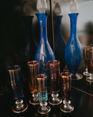 bottiglia in vetro colorato