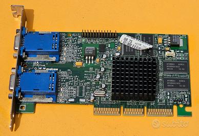 Scheda video Matrox G45+ (G450+) AGP 16Mb DualHead