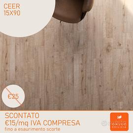 Gres porcellanato effetto legno Ceer