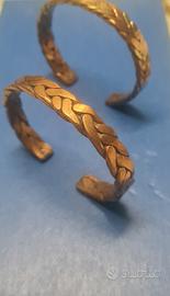 bracciali vintage rame , rame-ottone