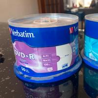 📀 Verbatim DVD+R 50 pezzi – Nuovi sigillati