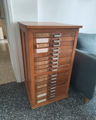 mobile da tipografia