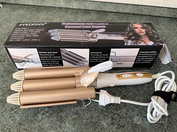 Piastra capelli per onde - ceramica - 3 Rami