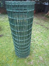 rete metallica plastificata verde h 120cm  x 12 m
