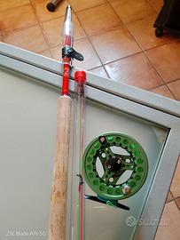 Attrezzatura pesca a ninfa e camolera
