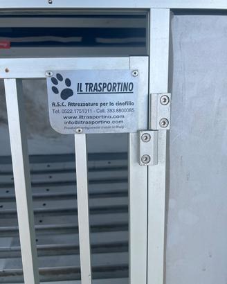 trasportino in alluminio