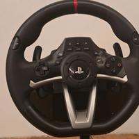 Volante con pedaliera Ps4 Hori Racing Wheel Apex.