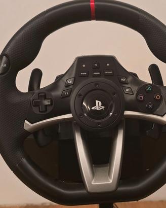 Volante con pedaliera Ps4 Hori Racing Wheel Apex.