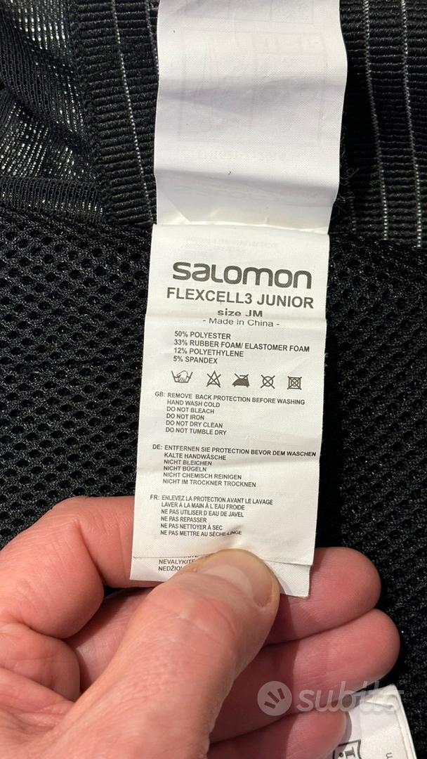 Salomon Flexcell Junior Back Protector - Paraschiena Sci Da Discesa