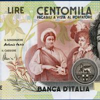 100.000 LIRE II tipo DD400966E FDS   Fazio-Amici