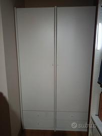 Armadio due ante e 4 cassetti