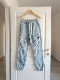jeans in denim bimbo 10 anni 