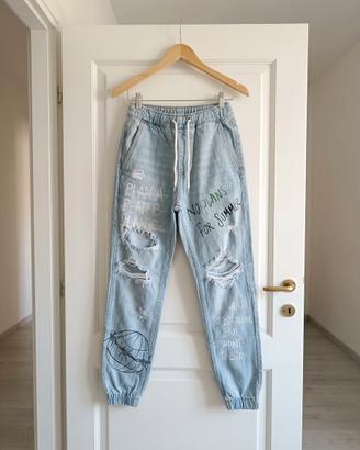 jeans in denim bimbo 10 anni 