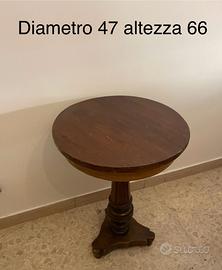 "Tavolino gueridon antico in stile Luigi Filippo