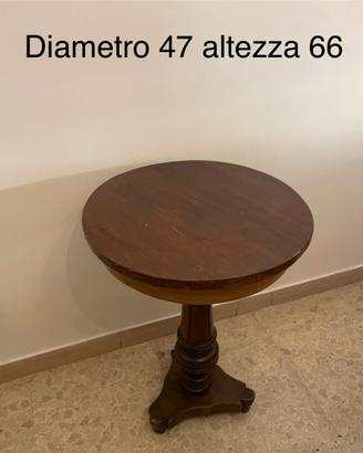 "Tavolino gueridon antico in stile Luigi Filippo