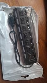 hub usb nuovo con interruttori