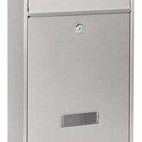 Wiltec Cassetta postale singola V10 acciaio inox