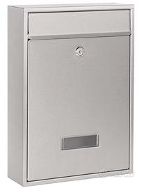 Wiltec Cassetta postale singola V10 acciaio inox