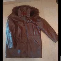 Giubbotto donna bordeaux con cappuccio