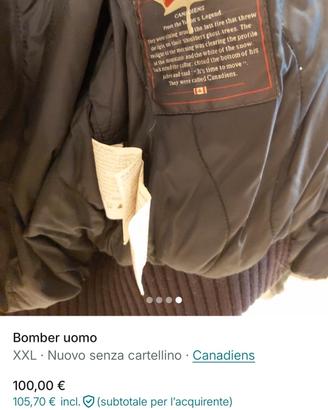 Bomber uomo