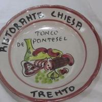 Piatto del buon ricordo ristorante chiesa
