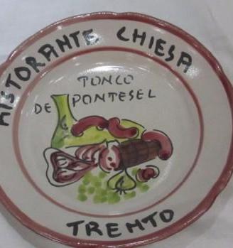 Piatto del buon ricordo ristorante chiesa