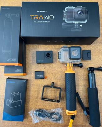 Apemean Trawo 4K Action Camera Kit