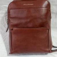 zaino piquadro marrone in pelle 