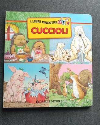 Libro bambini neonati finestrelle : cuccioli Dami