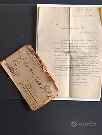 lettera ufficiale 1940